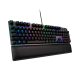ASUS TUF Gaming K7 Optical-Mech Keyboard with IP56 resistance to dust and water, aircraft-grade aluminum, and Aura Sync lighting Arabic