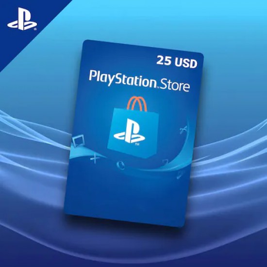 25$ PlayStation Store Gift Card USA