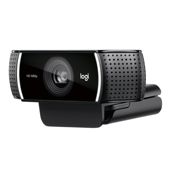 Logitech C922 Pro HD Stream Webcam (FHD 1080p, Black)