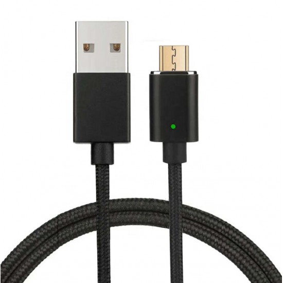 X-HANZE USB-A To Micro USB Cable Nylon 2m - Black