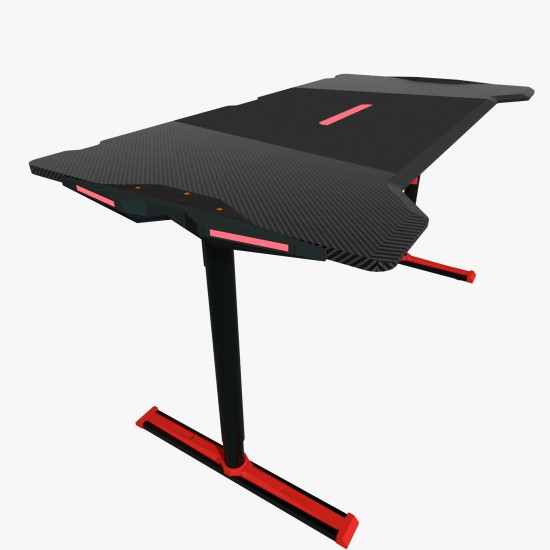 Twisted Minds GDTS-4F Gaming Desk - Red
