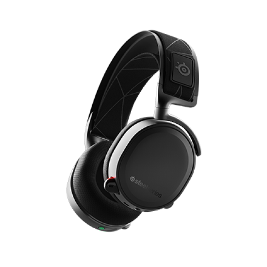 SteelSeries Arctis 9 Lag-Free Wireless Gaming Headset with DTS Headphone:X 7.1 Surround for PC, Playstation 4, VR, Mac and Wired for Nintendo Switch, Android and iOS - Black