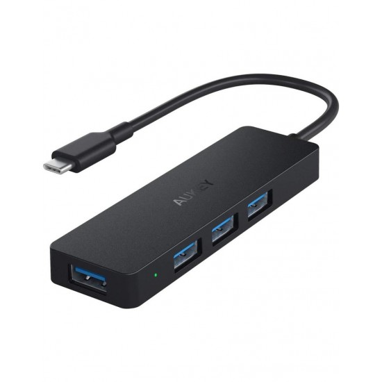 Aukey Essential 4 Port USB - C Hub - Black