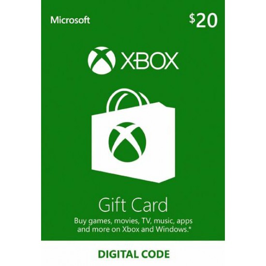 XBOX Digital Code ( $20 / US )