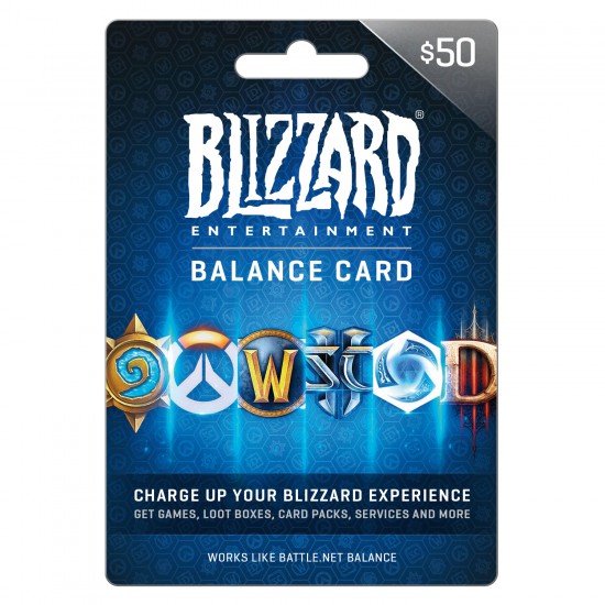 50$ Blizzard Entertainment [Online Game Code]