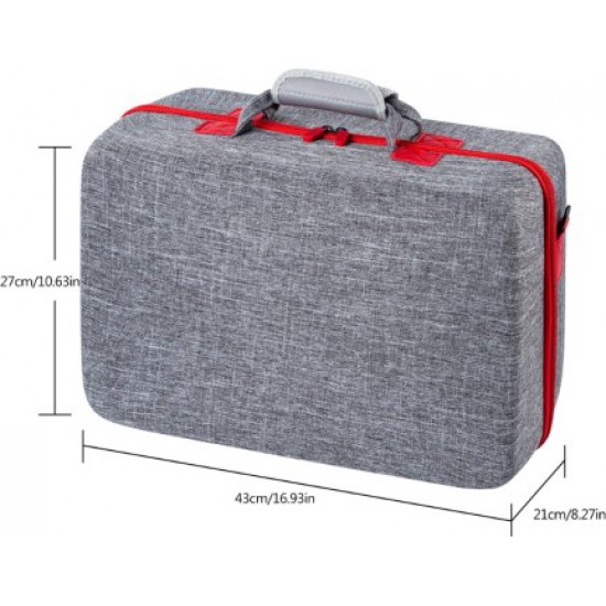 DeadSkull PS5 Bag (Gray with Red)