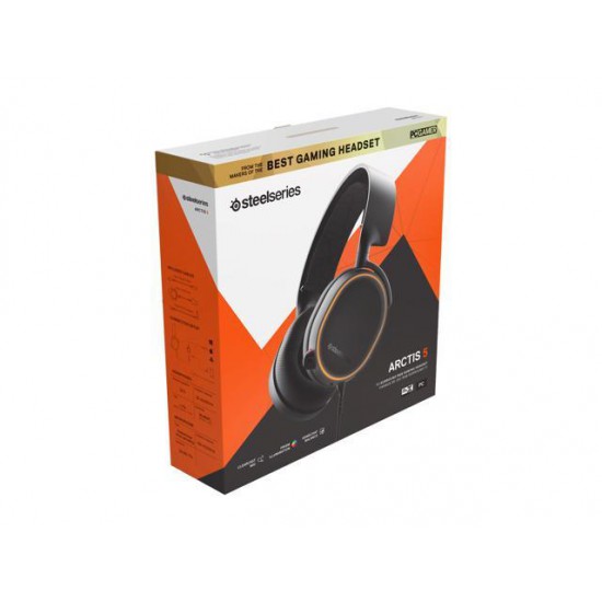 SteelSeries ARCTIS 5 7.1 Surround RGB Gaming Headset - Black 