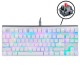 Motospeed CK101 Wired/Bluetooth Mechanical RGB Gaming Keyboard [White] - Red Switches