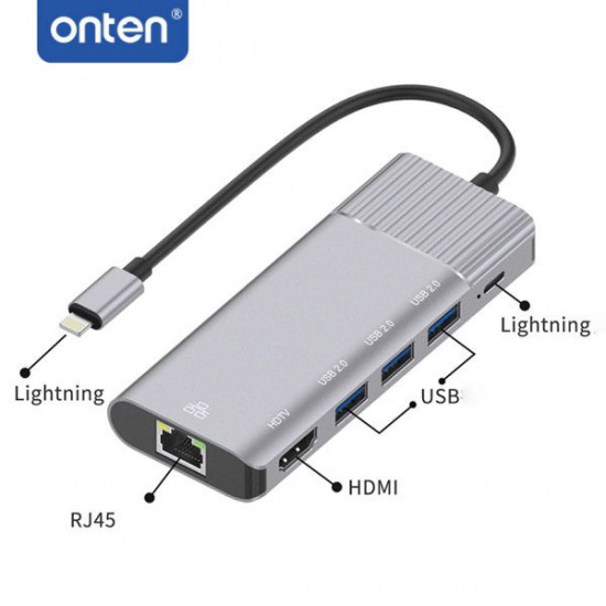 Onten Lightning Multi-Function Dock Station (OTN-7959)