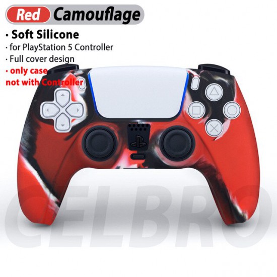 Case For SONY Playstation 5 Camouflage red 