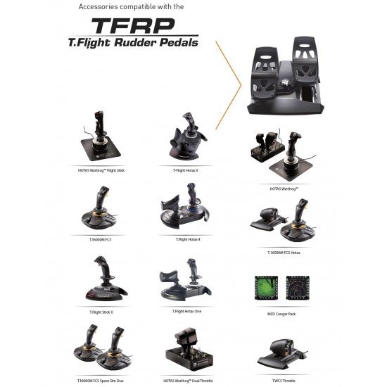 Thrustmaster TFRP Rudder (XBOX Series X/S, One, PS5, PS4 and PC)