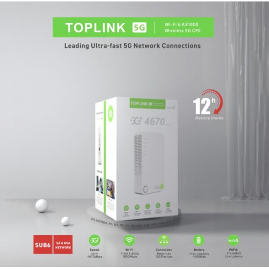 TOPLINK 5G CPE MR530 5G ROUTER