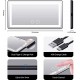 Car Sun Visor Vanity Mirror, Rechargeable Makeup Mirror with 3 Light Modes & 60 LEDs