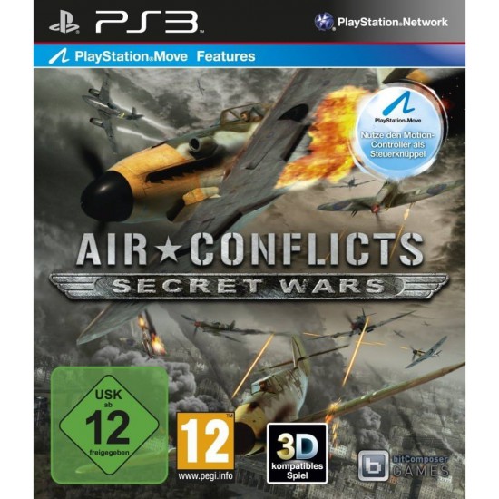 (USED) Air Conflicts Secret Wars for PS3 (USED)