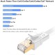 RANSOR CAT8 3m/10ft Premium Flat Ethernet Cable - White