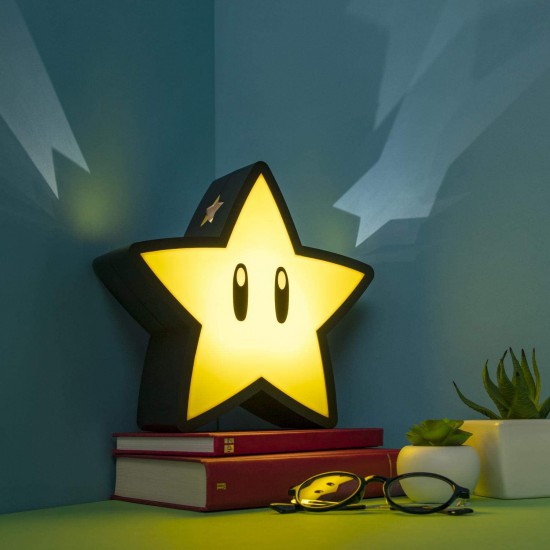 Paladone Star Projection | Super Mario Bros Collectable Mood Light, Multicoloured