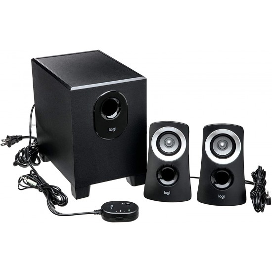 Logitech Z313 Speaker System with Subwoofer (50W, Black)