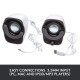Logitech Z120 Stereo Speaker (2W, Black & White)