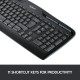 Logitech MK330 Wireless Keyboard and Mouse Combo (Arabic & English, Black)