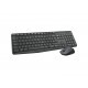 Logitech MK235 Wireless Keyboard and Mouse Combo (Arabic & English, Black)