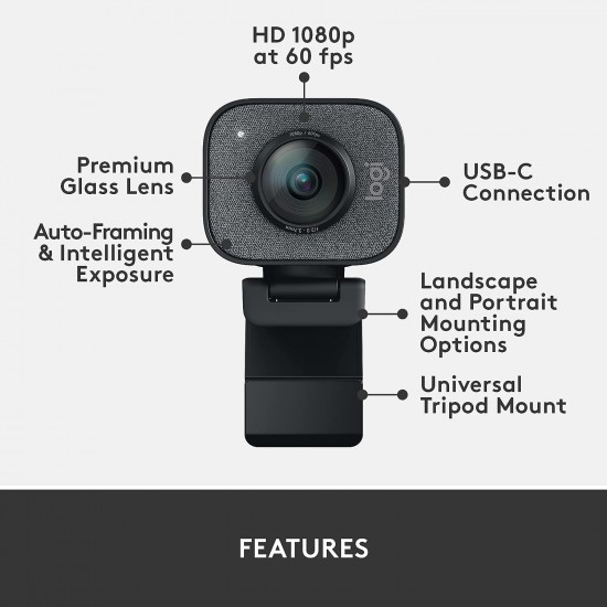 Logitech Streamcam (FHD 1080p/60 fps in MJPEG)