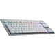 Logitech G915 TKL Lightspeed Wireless RGB Mechanical Gaming Keyboard (GL Tactile, White)