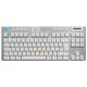 Logitech G915 TKL Lightspeed Wireless RGB Mechanical Gaming Keyboard (GL Tactile, White)