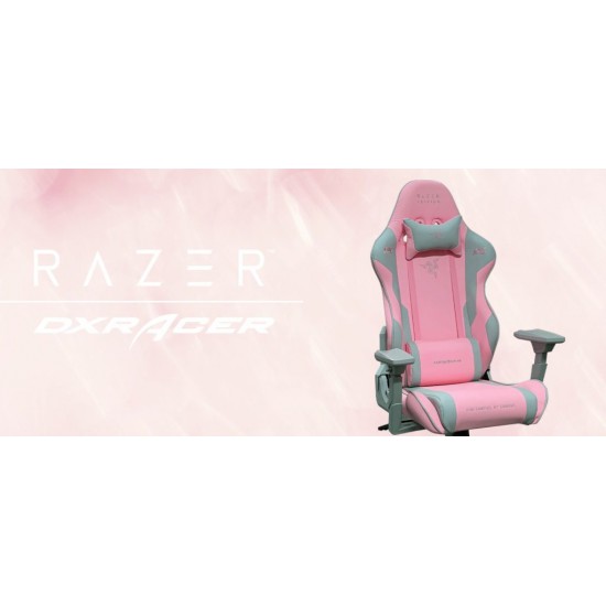 DXRACER Gaming Chair RAZER Special Edition Pink Model GC-R198-PG-Y4-329