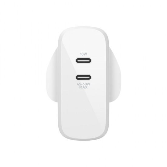 Belkin BOOST CHARGE Dual USB-C PD Wall Charger 24W