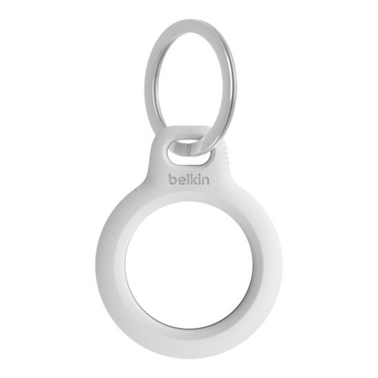Belkin Secure Holder with Key Ring for AirTag - White