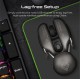 Vertux Gaming Glider High Performance Ergonomic Wireless Gaming Mouse Black