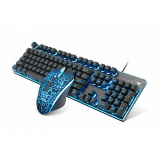 Rapoo V100S Gaming Keyboard and Mouse Combo (Arabic Caps )