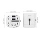 Aukey PA-TA01 Universal Travel Adapter With USB-C and USB-A Ports