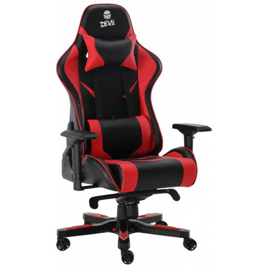 Devo Gaming Chair - Fliktik Carbon Fiber Red