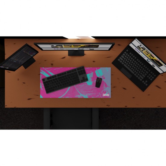 Devo Gaming Mouse Pad - Pinklicious-900