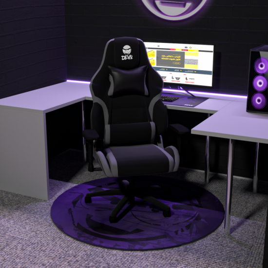Devo Gaming Floorpad - Purplelicious