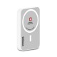 Swiss Military MagSafe Wireless Charging Power Bank - White (5000mAh)