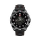 Swiss Military Dom Smart Watch Silicon Strap - Black