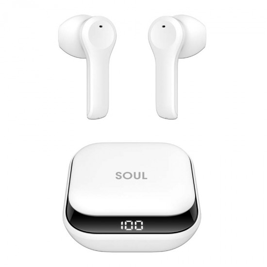 X.Cell Soul 9 Pro True Wireless Earbuds High Bass Rich Sound White