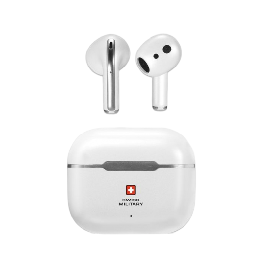 Swiss Military Victor 2 ENC True Wireless Earbuds - White