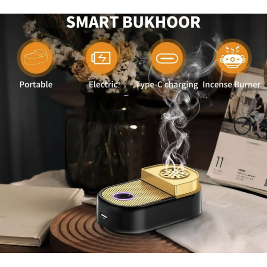 Smart Bukhoor Electric Bakhoor Incense Burner For Hair Clothes