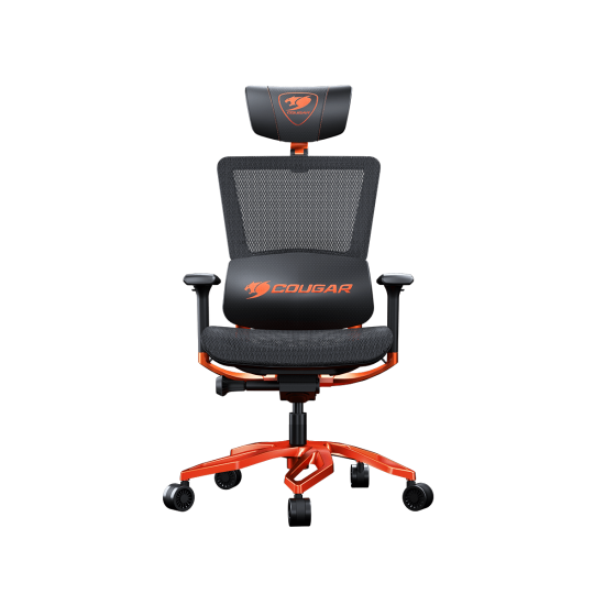 Cougar Ergonomic Gaming Chair Argo, Steel-Frame, Breathable Mesh, Reclining Backrest, Adjustable Headrest, Sliding Seat, 3D Adjustable Arm-Rest, Trigger Shift Wire Control System