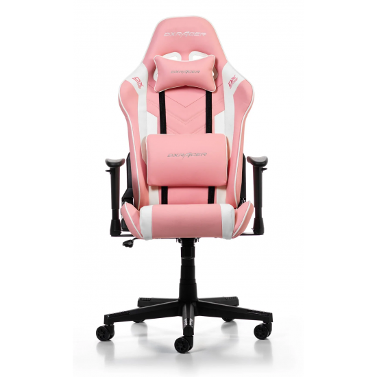 DXRacer Pink Paw Print Conventional Gaming Chair