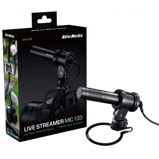 AVermedia Microphone Live Streamer Am133 - 40AAAM133AR4