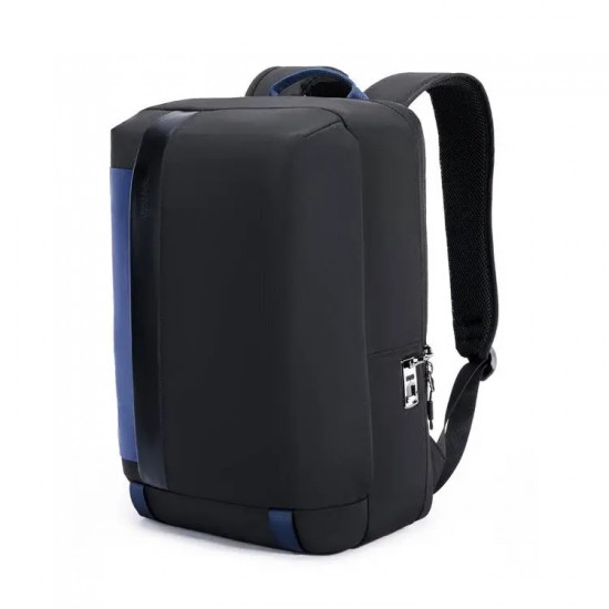 Porodo Lifestyle Urban Laptop Backpack (Black & Blue)