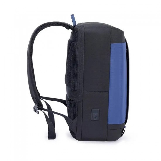 Porodo Lifestyle Urban Laptop Backpack (Black & Blue)