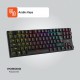 Porodo Gaming TKL Mechanical Keyboard PDX222-WH (Red Switch, Black)