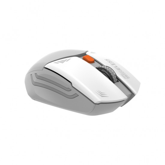 Porodo Gaming Wireless Mouse Gaming Design (1600DPI, Gray)