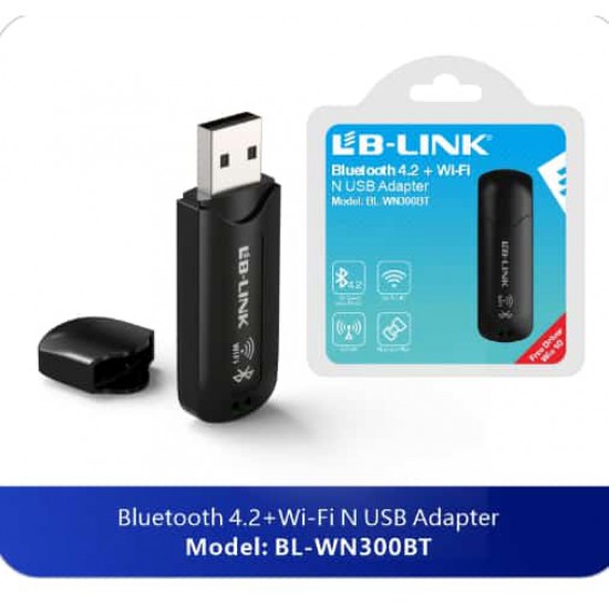LB-Link Bluetooth 4.2 + Wi-Fi N Usb Adapter (BL-WN300BT)