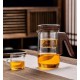 Deskpot Minimal Japanese Glass Tea Infusion with Timer (D22)